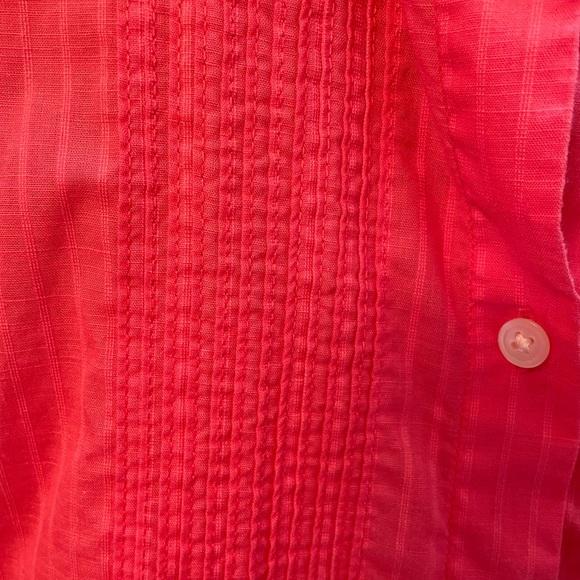 🏝️Big $10 Sale!🏝️GAP Coral Cotton Blouse - Picture 6 of 7